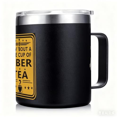 Libertea steel stainless coffee mug 2-7in diameter profile