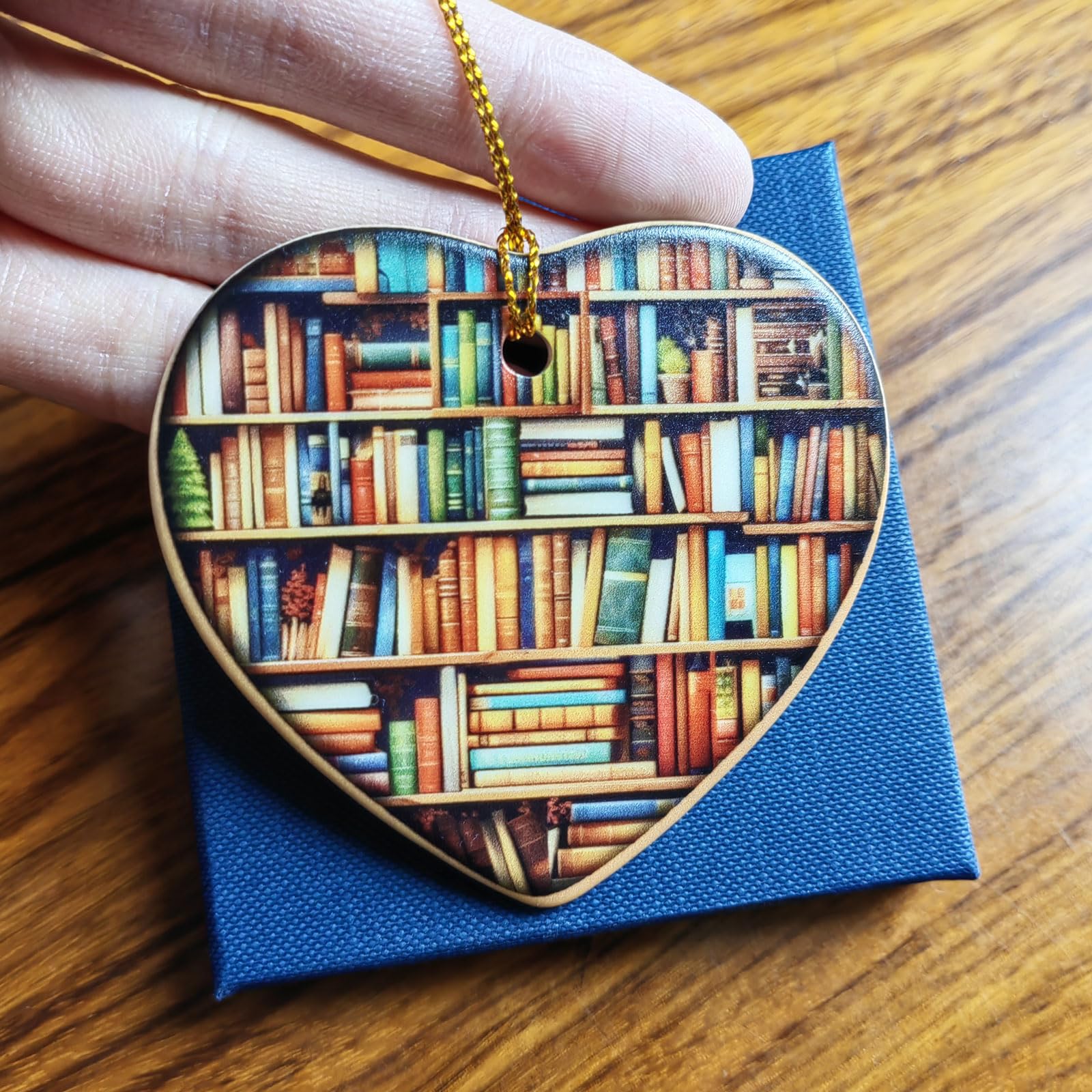 Librarian and book lover ornament for girls