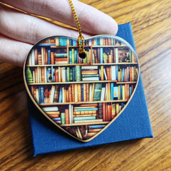 Librarian and book lover ornament for girls