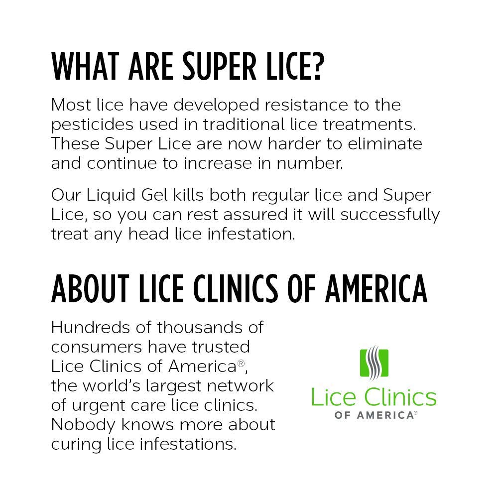 Packaging and contents of complete lice treatment kit