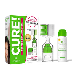 Lice Treatment Kit by Lice Clinics with liquid gel and comb