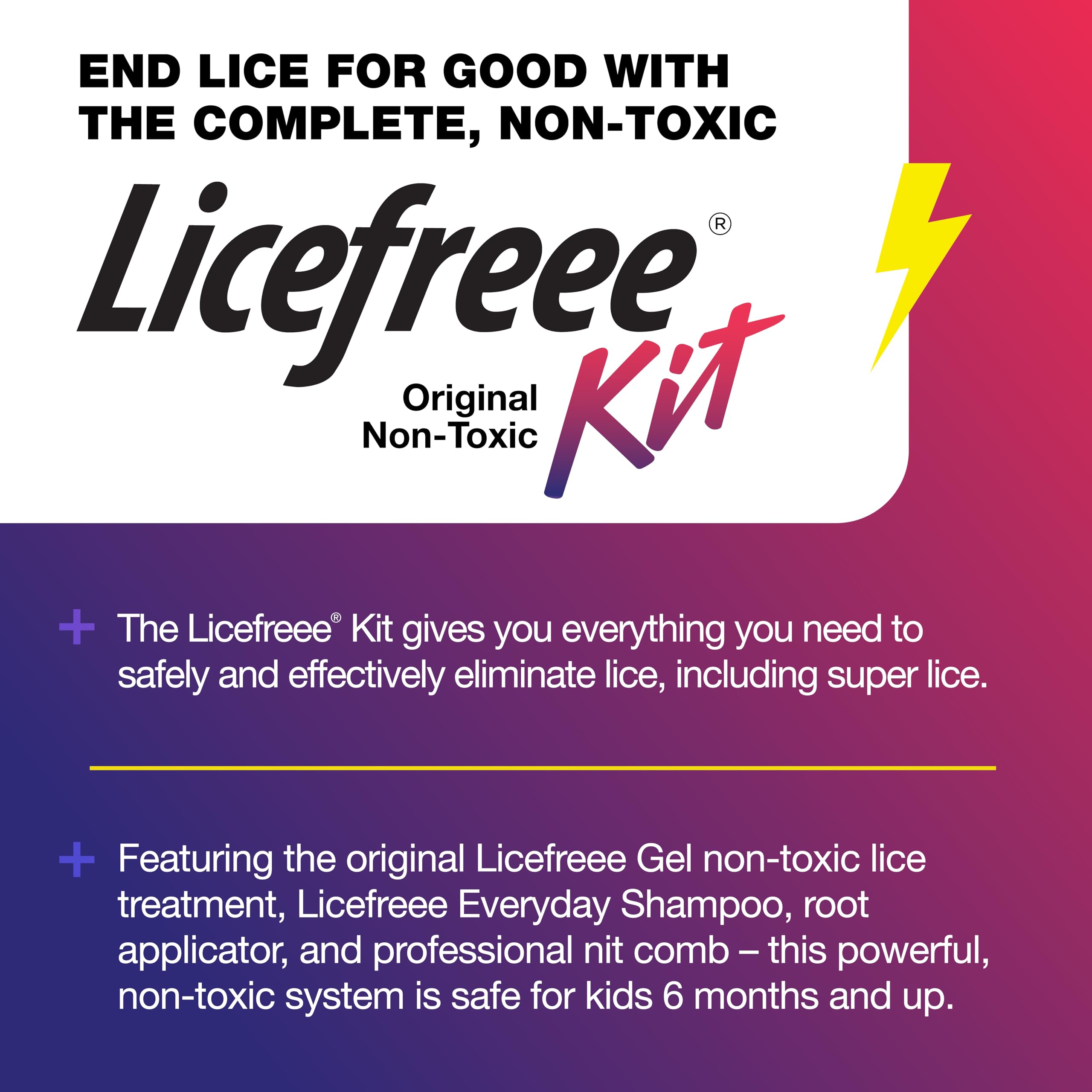 Licefreee Everyday Shampoo 8 Fluid Ounce bottle