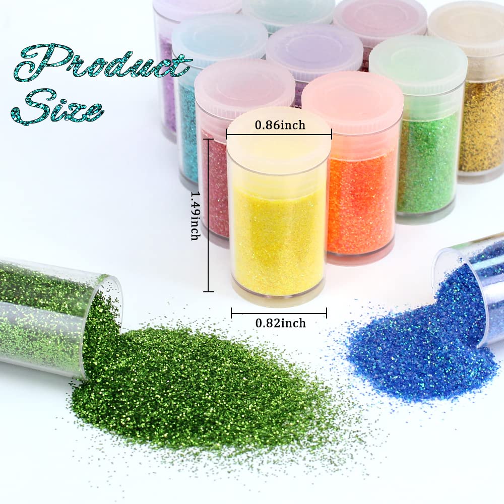 Multicolor glitter for crafts and decoration Licool Glitter