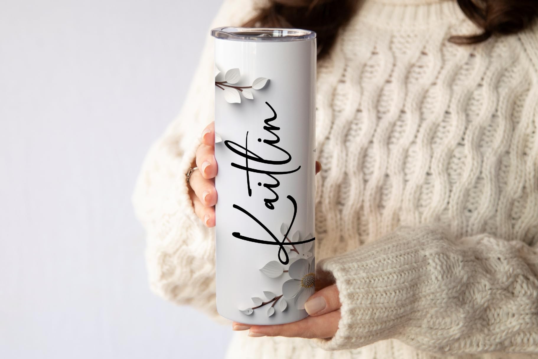 bpa-free stainless steel tumbler with lid and straw