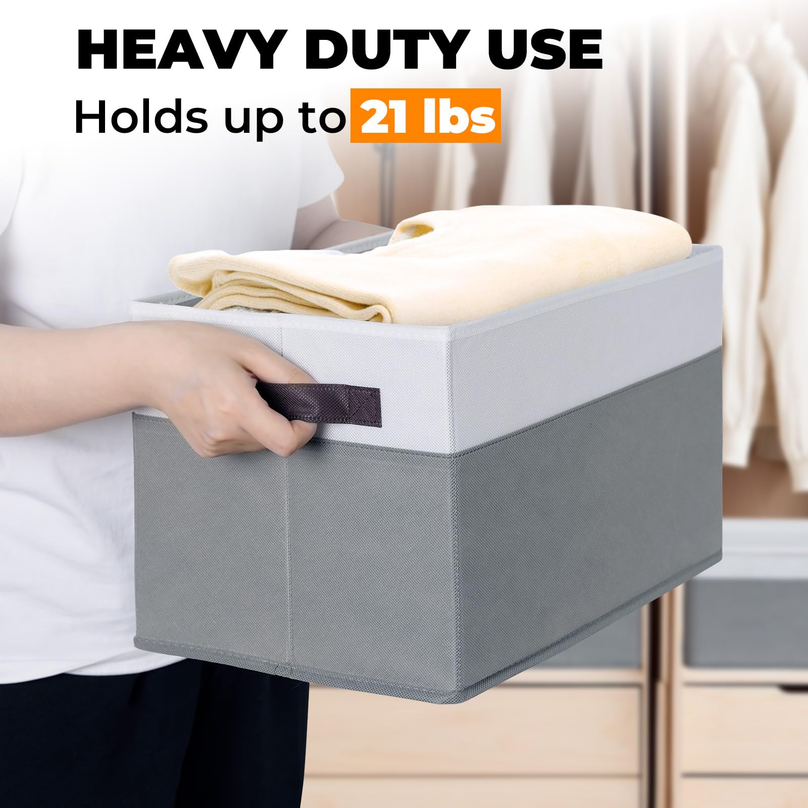 Versatile storage bin for clothes blankets towels and toys