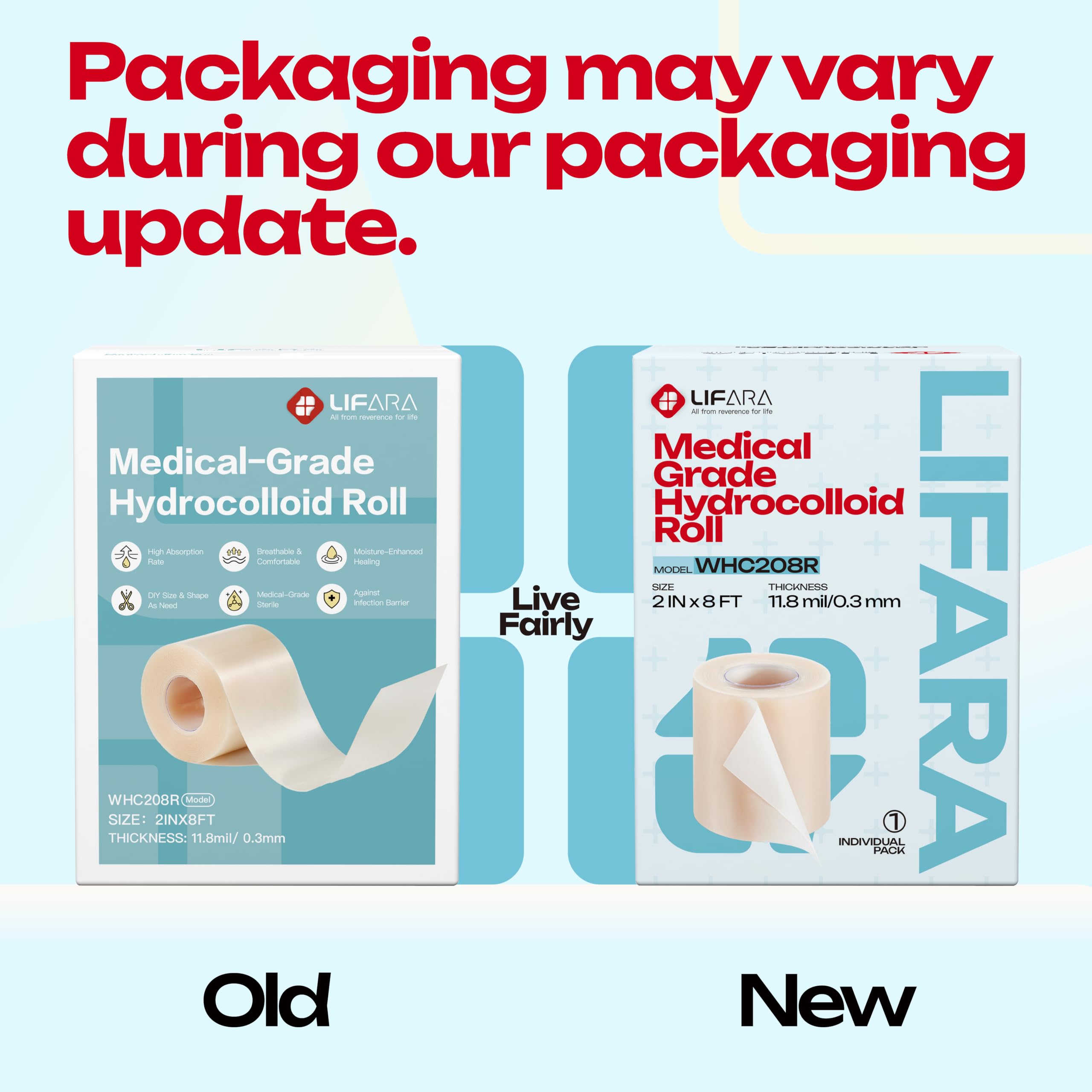 First aid kit essential hydrocolloid roll