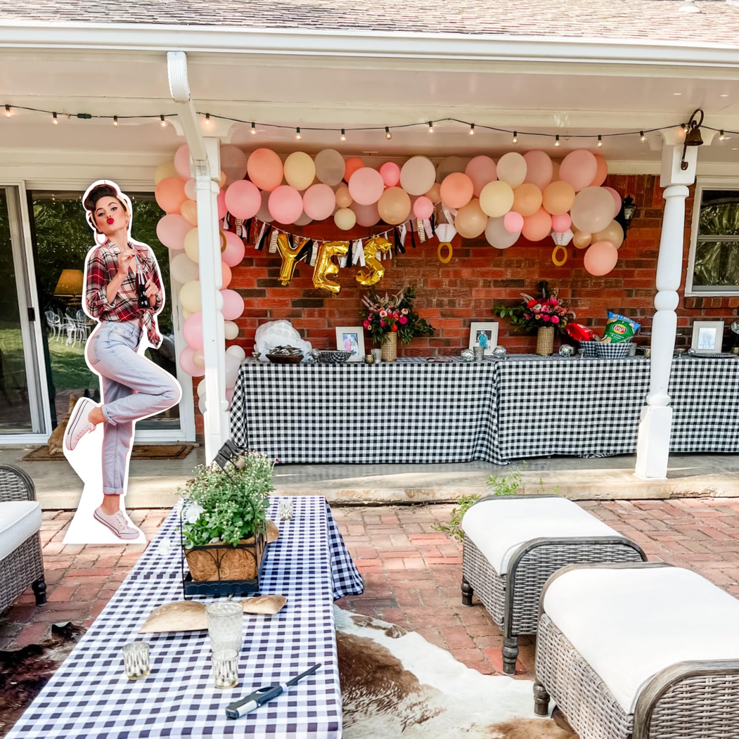 Graduation birthday life size cutout for party decor