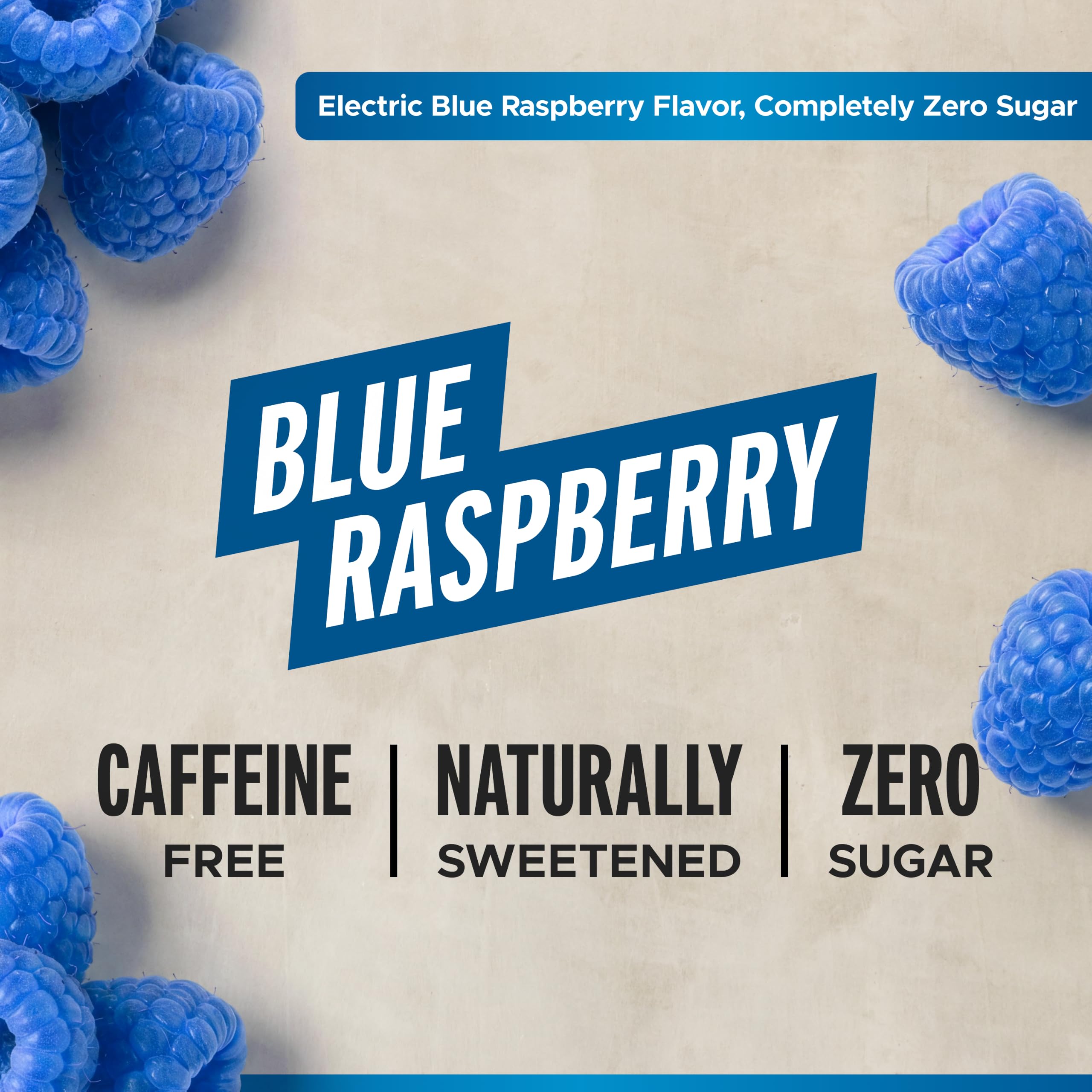 LifeAID FITAID Creatine Recovery Drink blue raspberry 12 pack can