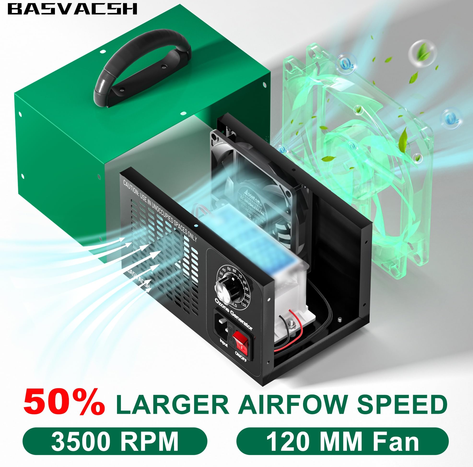 lifetime up to 35000 hours ozone device