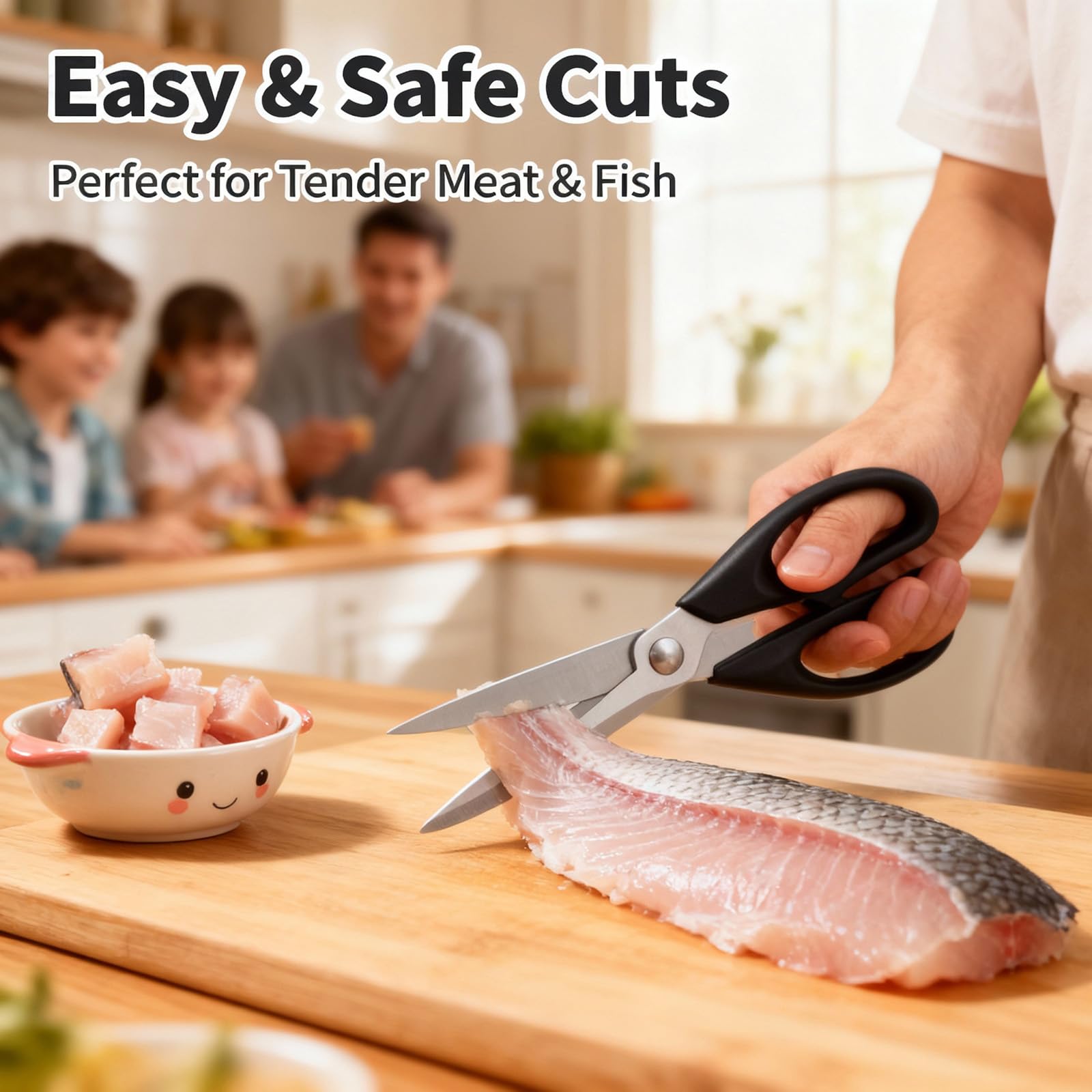 LifeVoltivus kitchen shears dishwasher safe easy cleaning