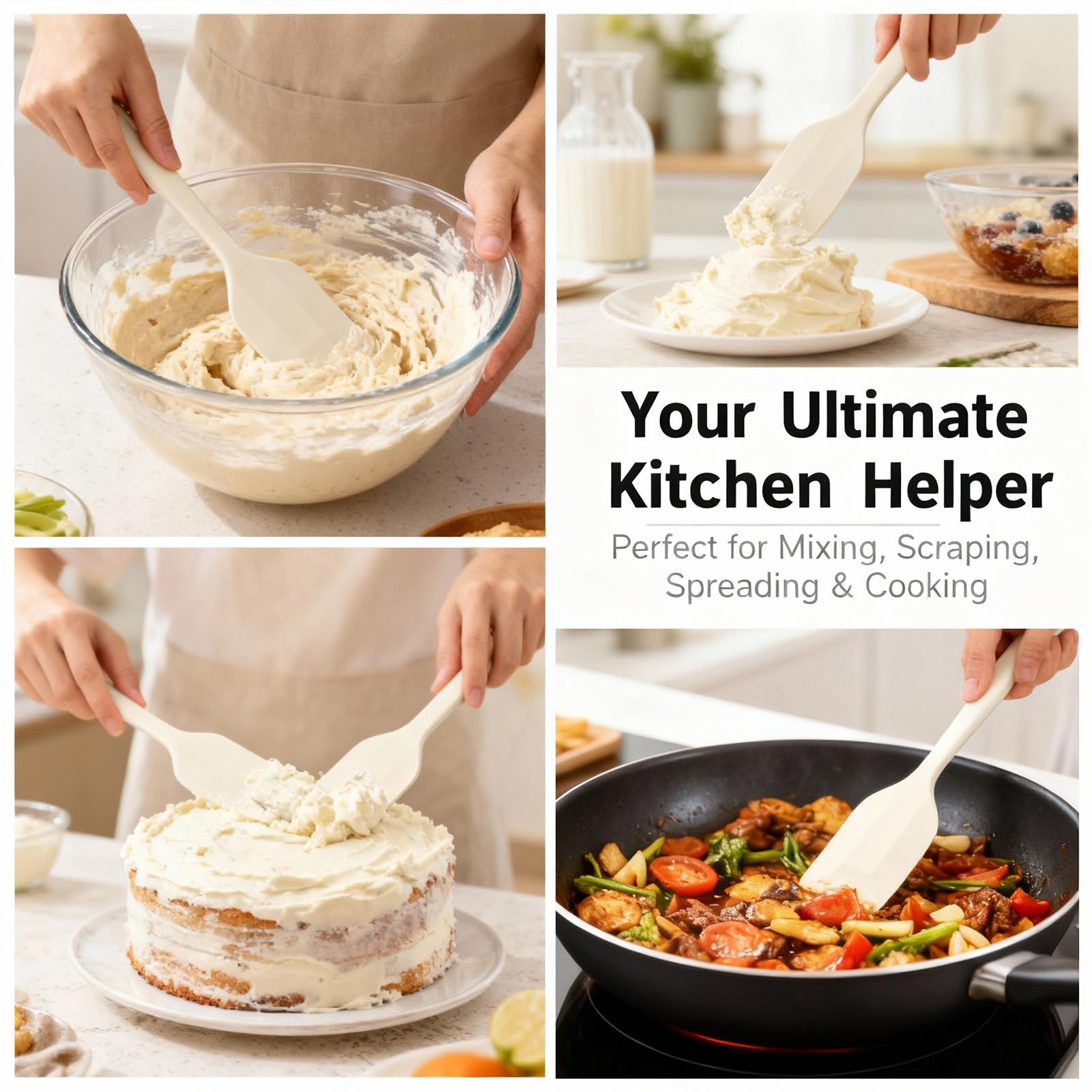 LifeVoltivus silicone spatula for non-stick pans