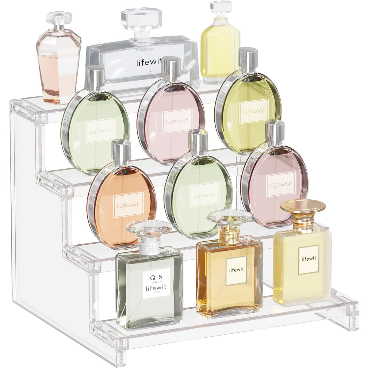 Lifewit 4 tier perfume stand on vanity