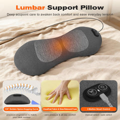 ergonomic lumbar support pillow for lower back