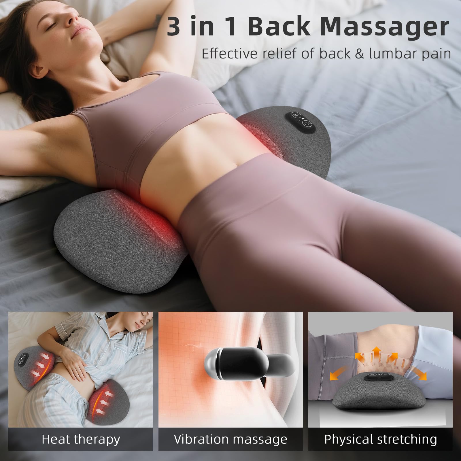 Smooth Spine Triple Fusion Lumbar Pillow image 2