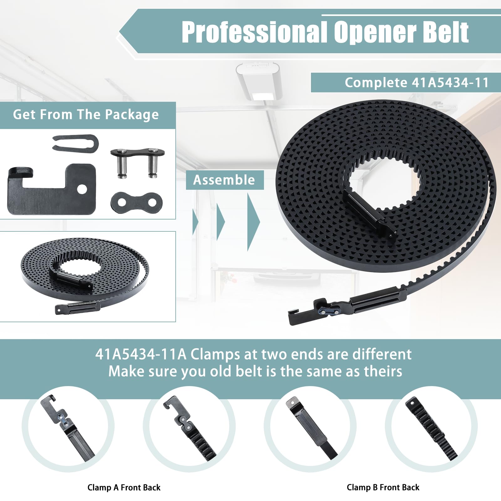 LiftMaster 2280 compatible drive belt 41A5434-11