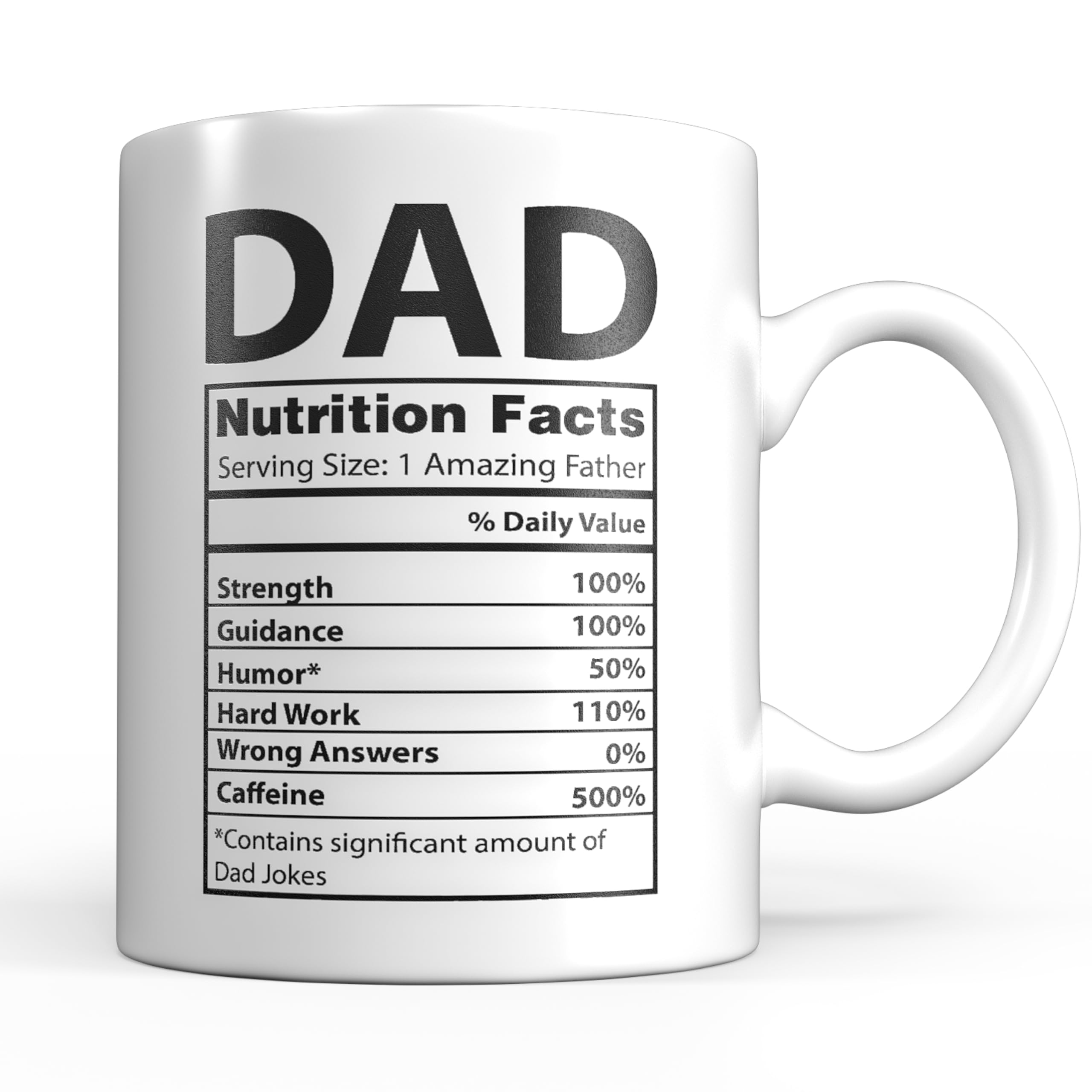 Light Autumn 11 oz ceramic dad coffee mug