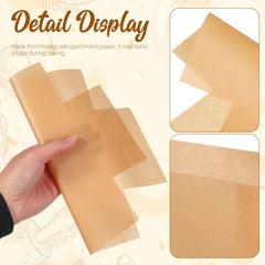 Light brown kraft parchment for loaf pans