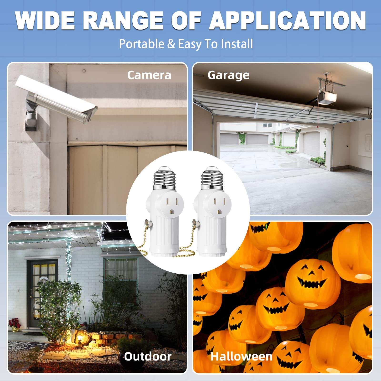 Not for wet locations and not for high power appliances