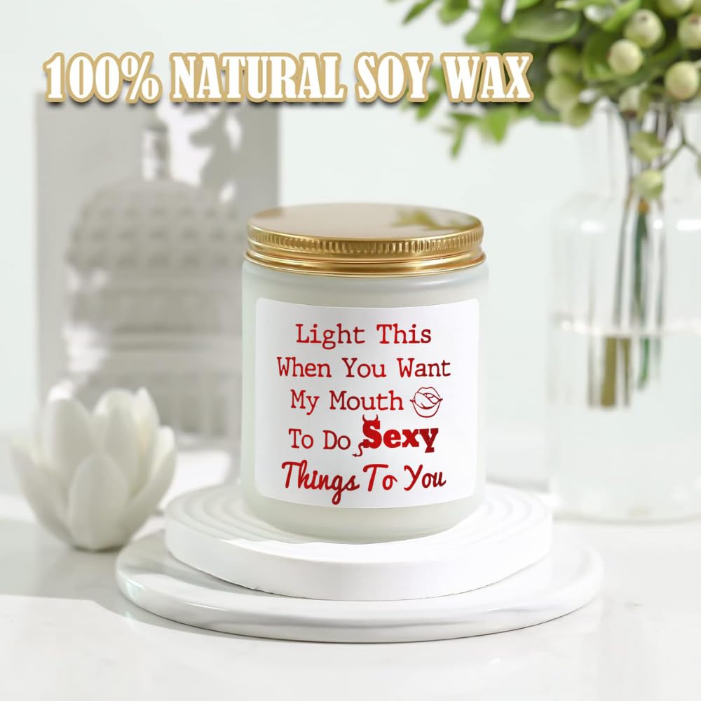 Light When You Want Me Candle 9 oz coconut apricot wax image