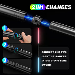 Two swords package includes USB cable and manual