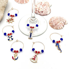 Serendipity Nautical Wine Charms anchor charm