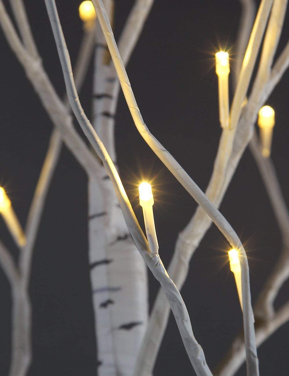 lightshare birch tree light set wedding decor