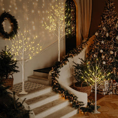 lightshare birch tree lights indoor outdoor 4ft