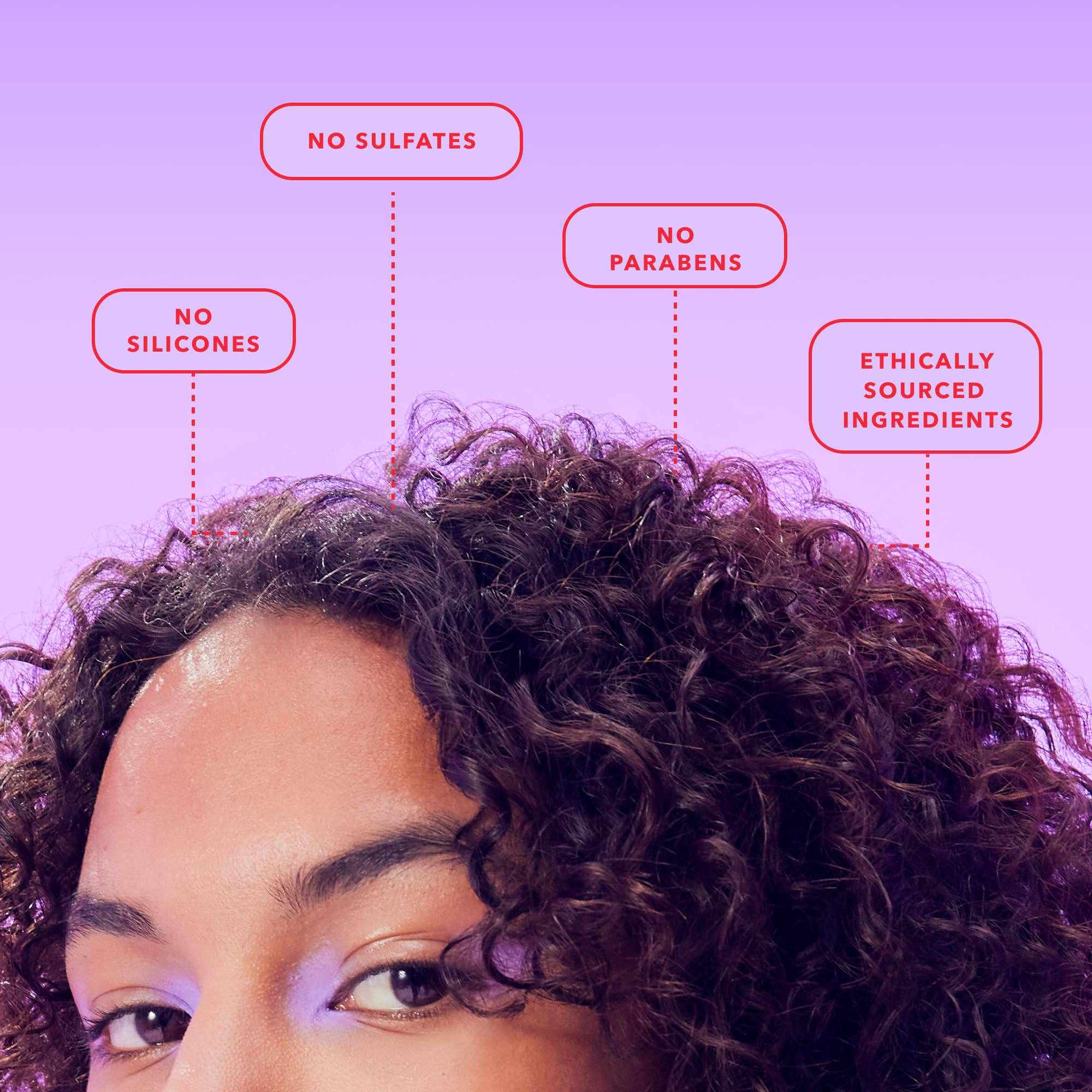 lightweight mousse texture close-up