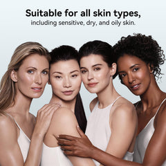 Lightweight non-greasy serum texture close up