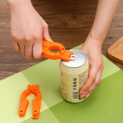compact keychain water bottle opener with non-slip grip