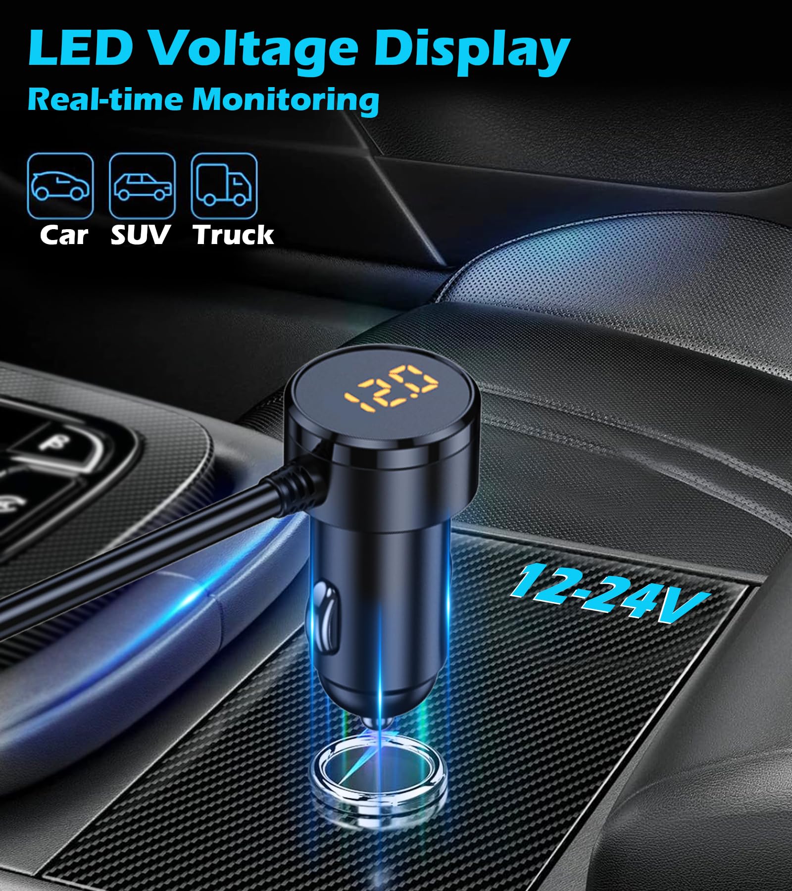 Independent on/off switches on LIHAN 7-1 adapter