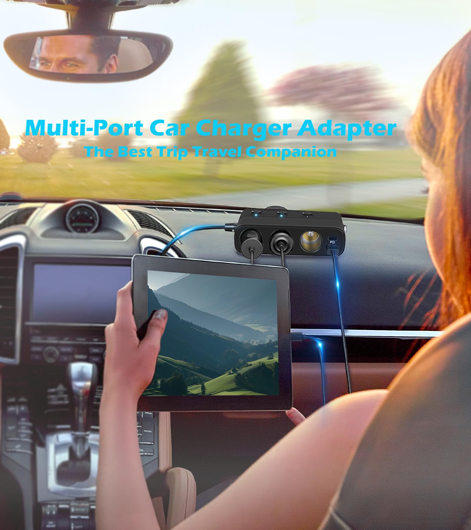 12V/24V vehicle compatibility for LIHAN 7-1 splitter