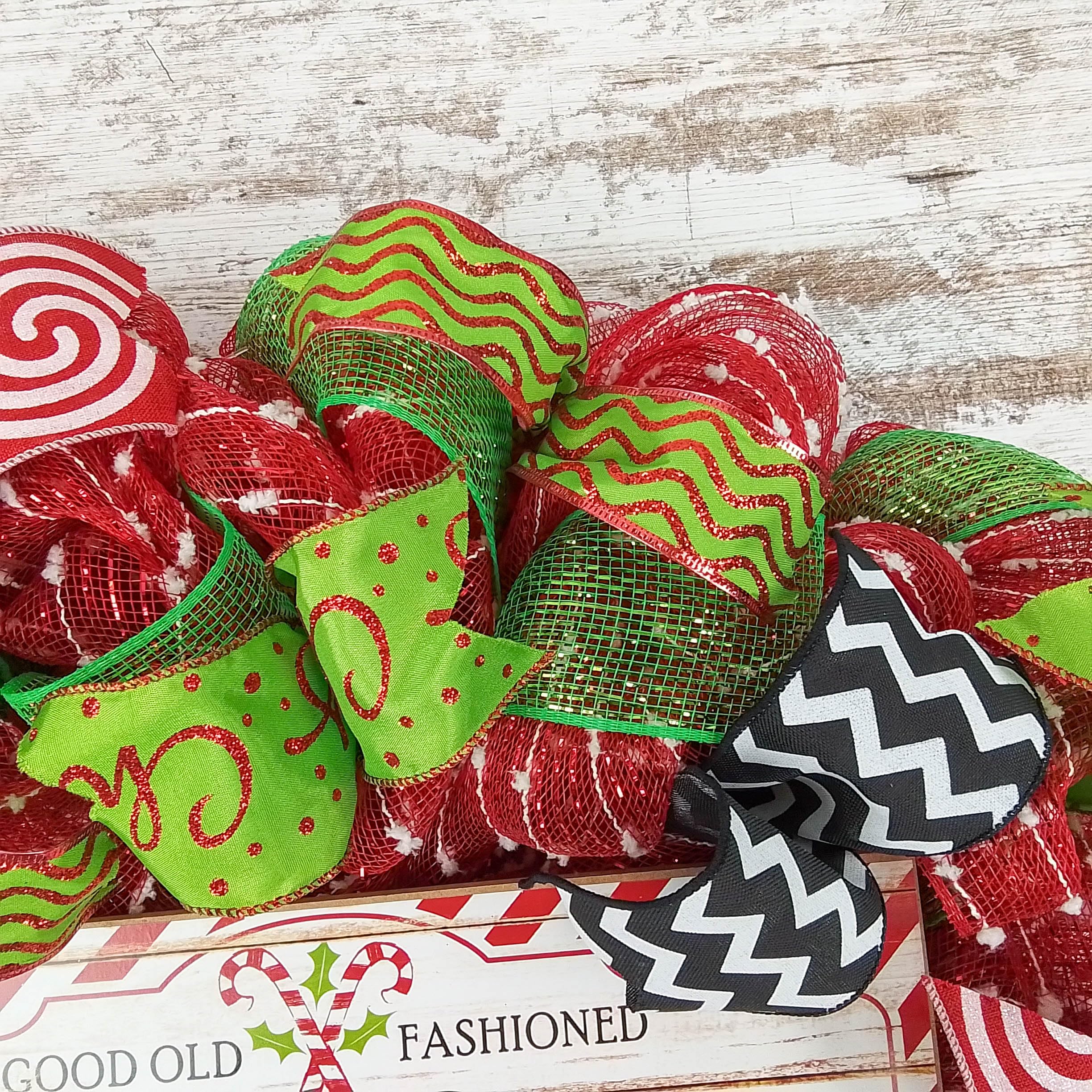 Indoor and outdoor friendly wreath for entryway