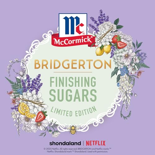 Finishing sugar for beverages and desserts Bridgerton