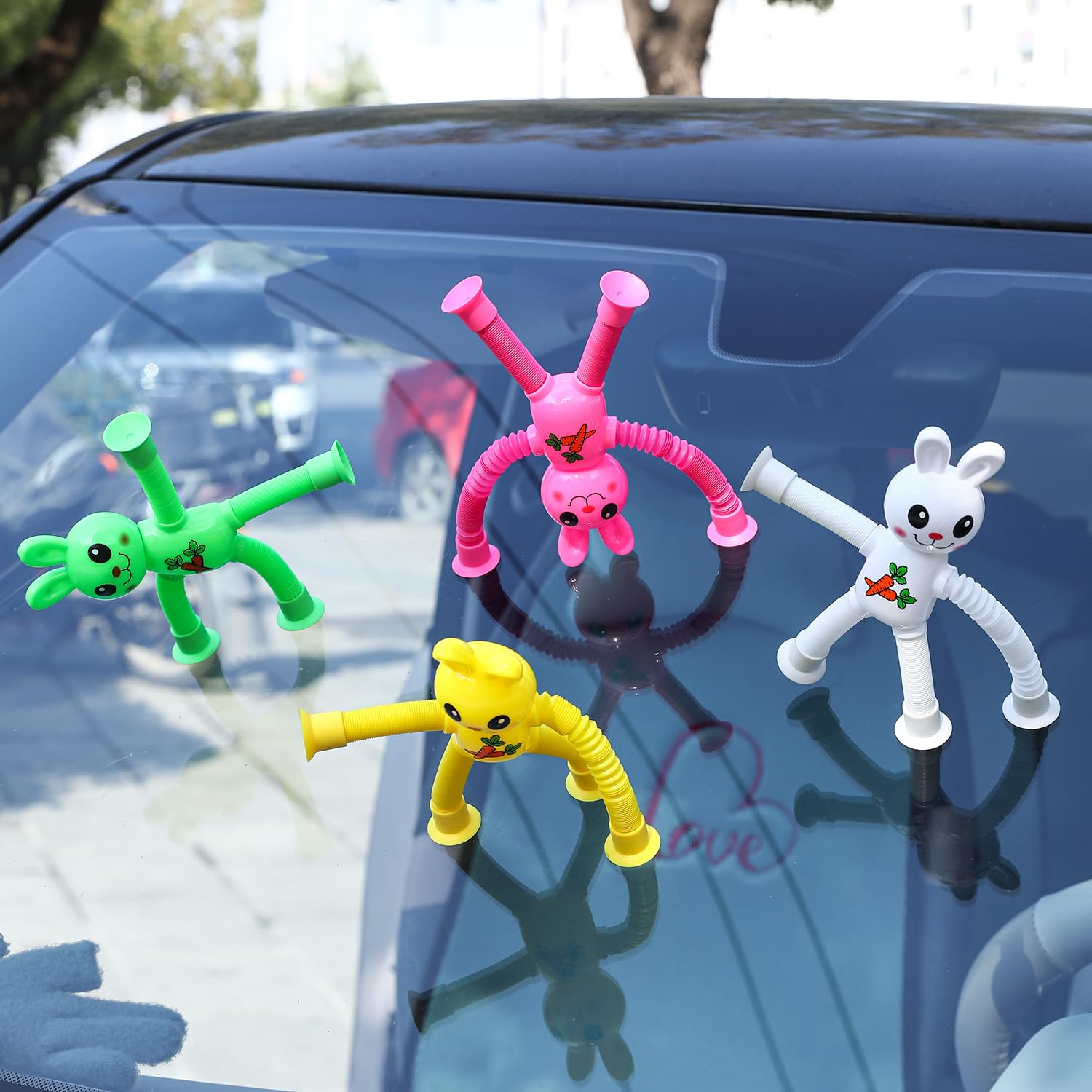 Easter eggs with toys inside from Limpskys 4Pack bunny toy set