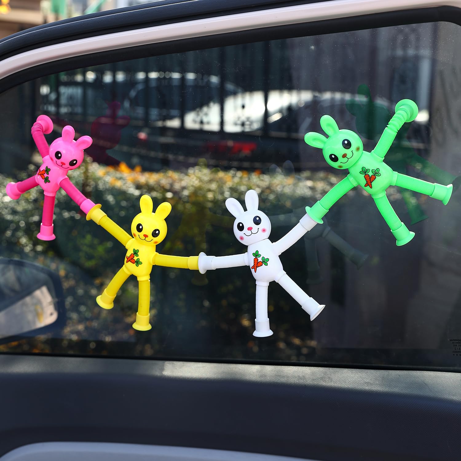 Suction cup toys for play with Limpskys bunny toys