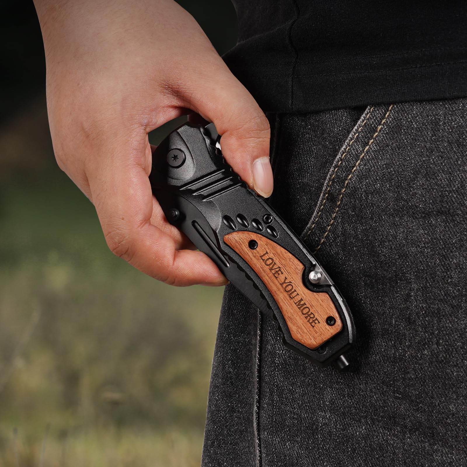 Designed for camping hiking and outdoor tasks