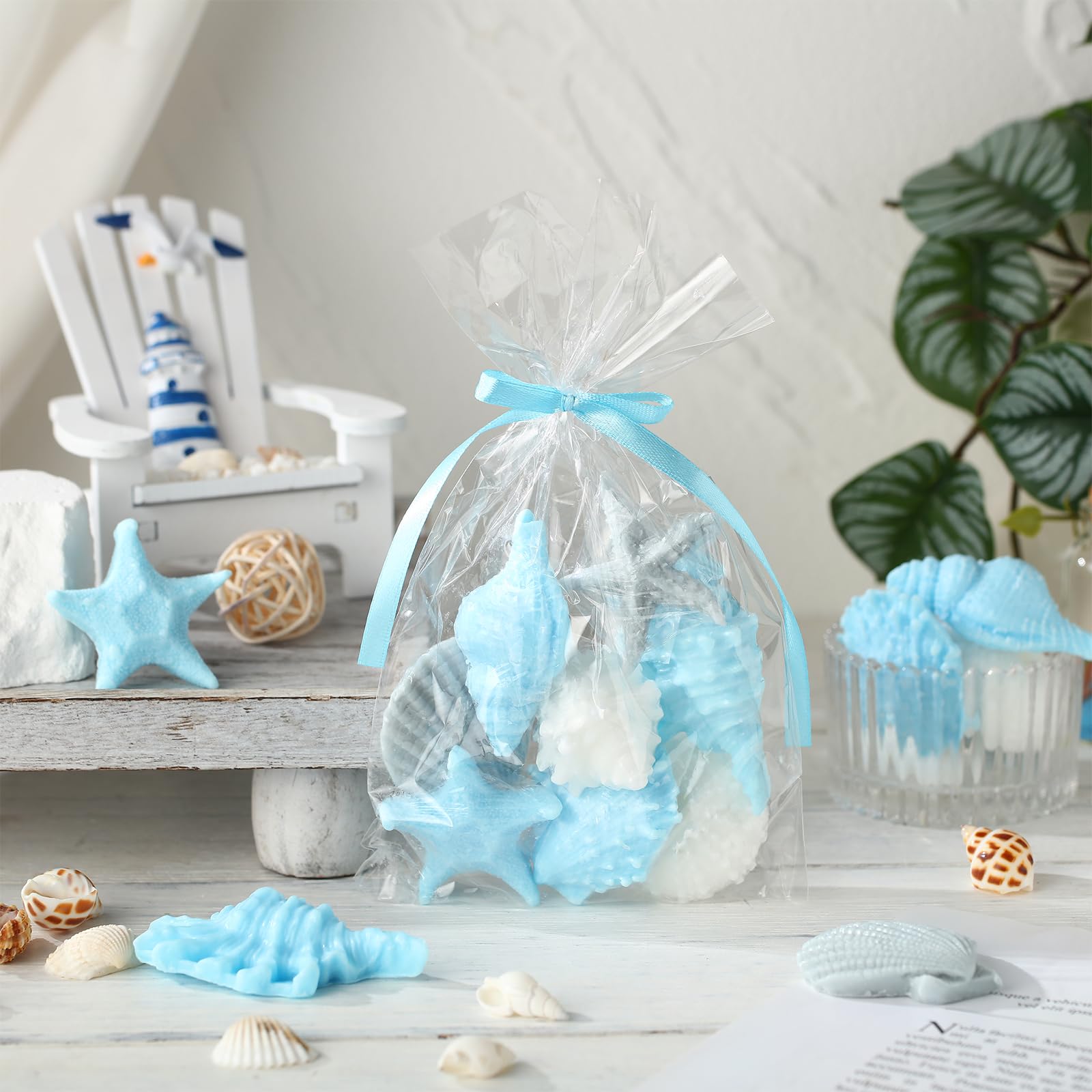 Beach themed soap favors for baby showers and weddings