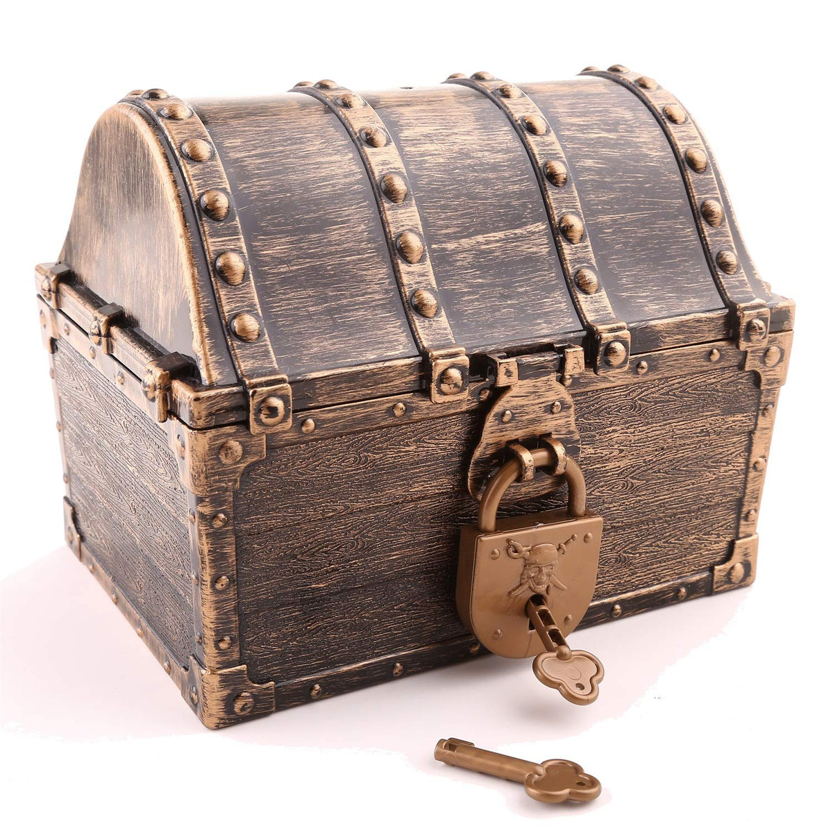 Lingway Toys Large Kids Pirate Treasure Chest front view