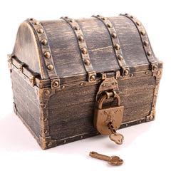 Lingway Toys Large Kids Pirate Treasure Chest front view