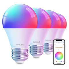 Linkind smart light bulbs color changing 16M colors