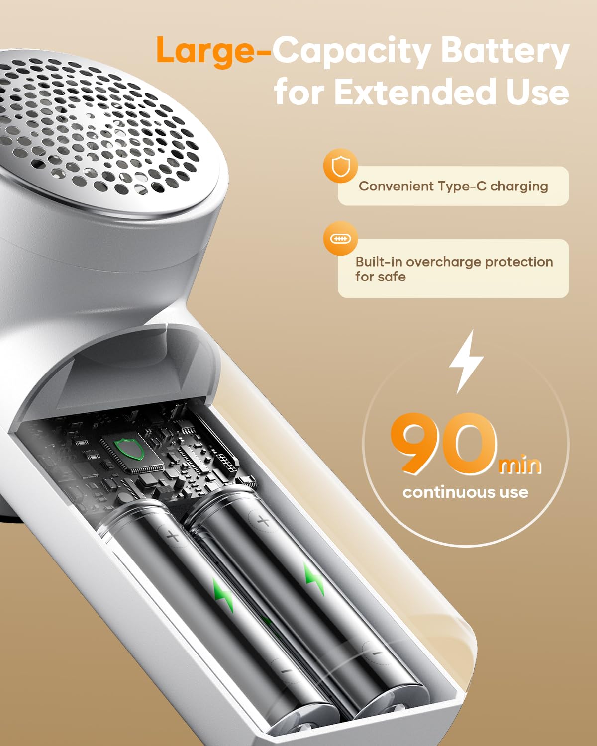 Texture Guard Technology fabric protection feature