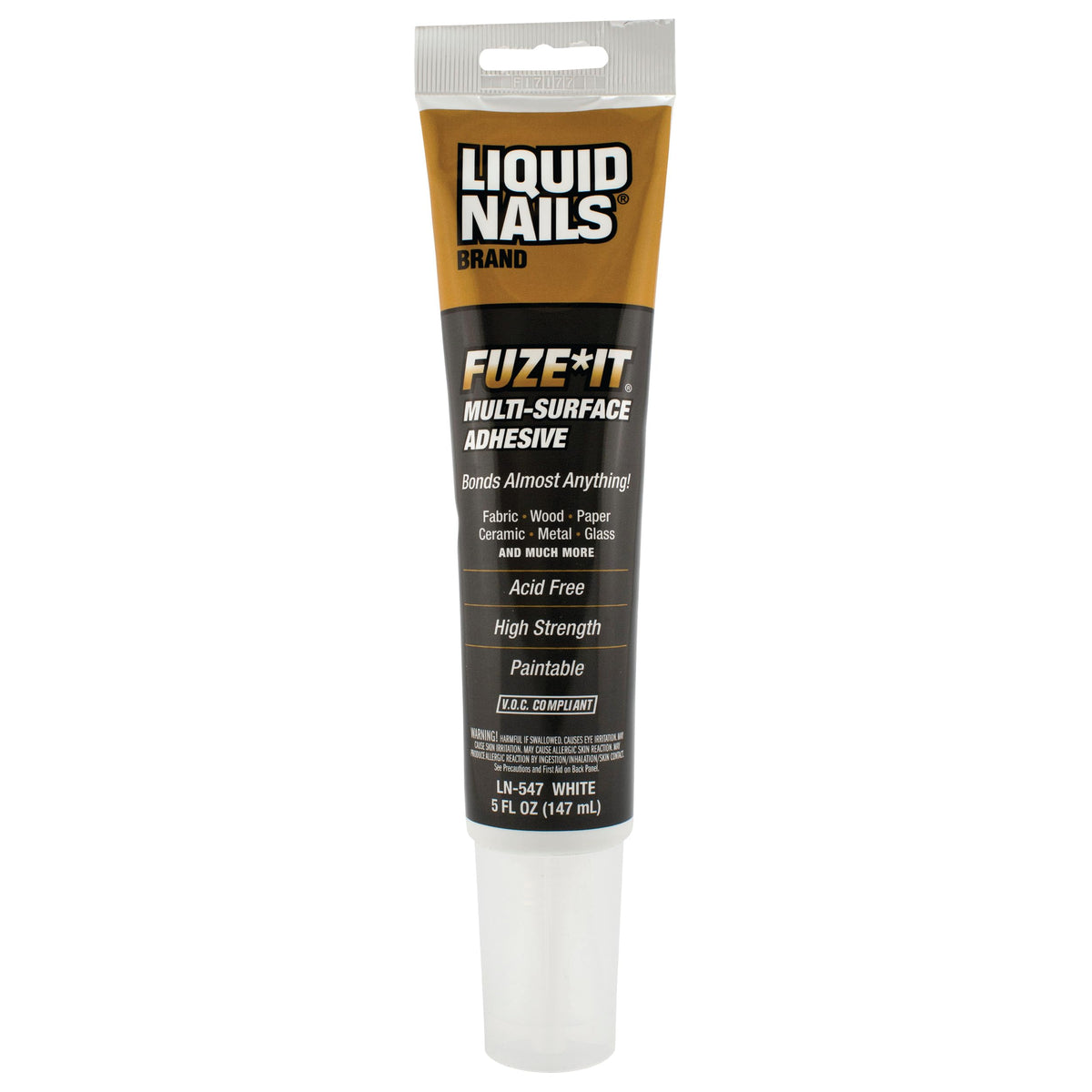 Liquid Nails LN-547 Fuze*It Multi-Purpose Repair Adhesive 5 oz tube