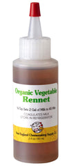 Liquid Vegetable Rennet 2 oz bottle for home cheese making