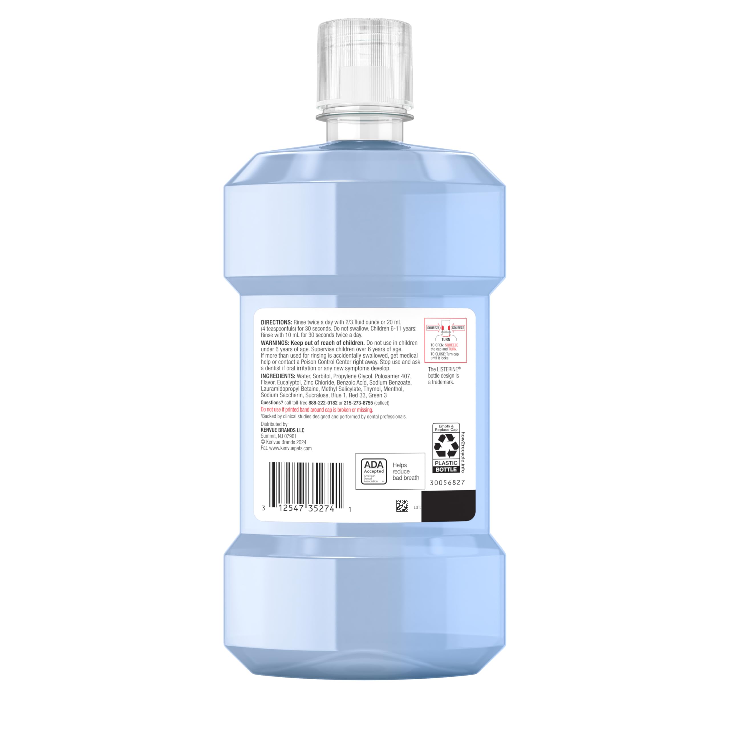 Alcohol-free mouthwash suitable for daily oral care