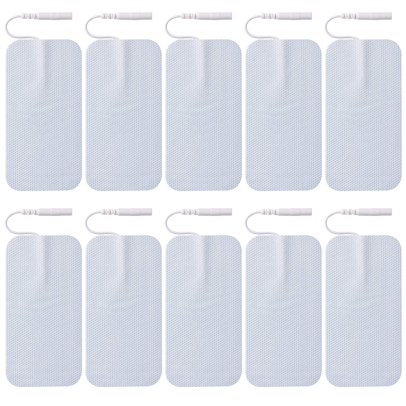 LiteTour 10-pack large 2 x 4 inch tens electrode pads set