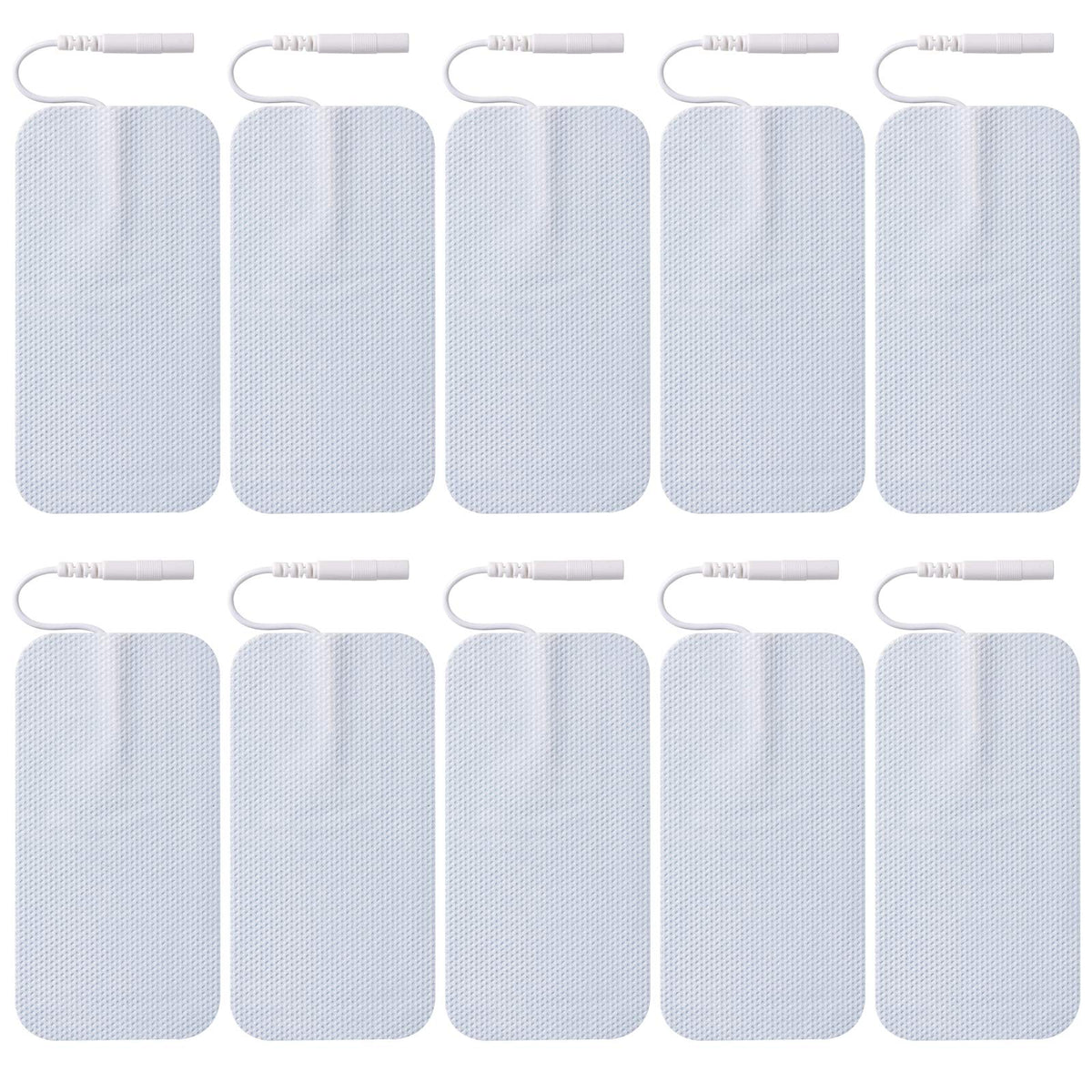 LiteTour 10-pack large 2 x 4 inch tens electrode pads set