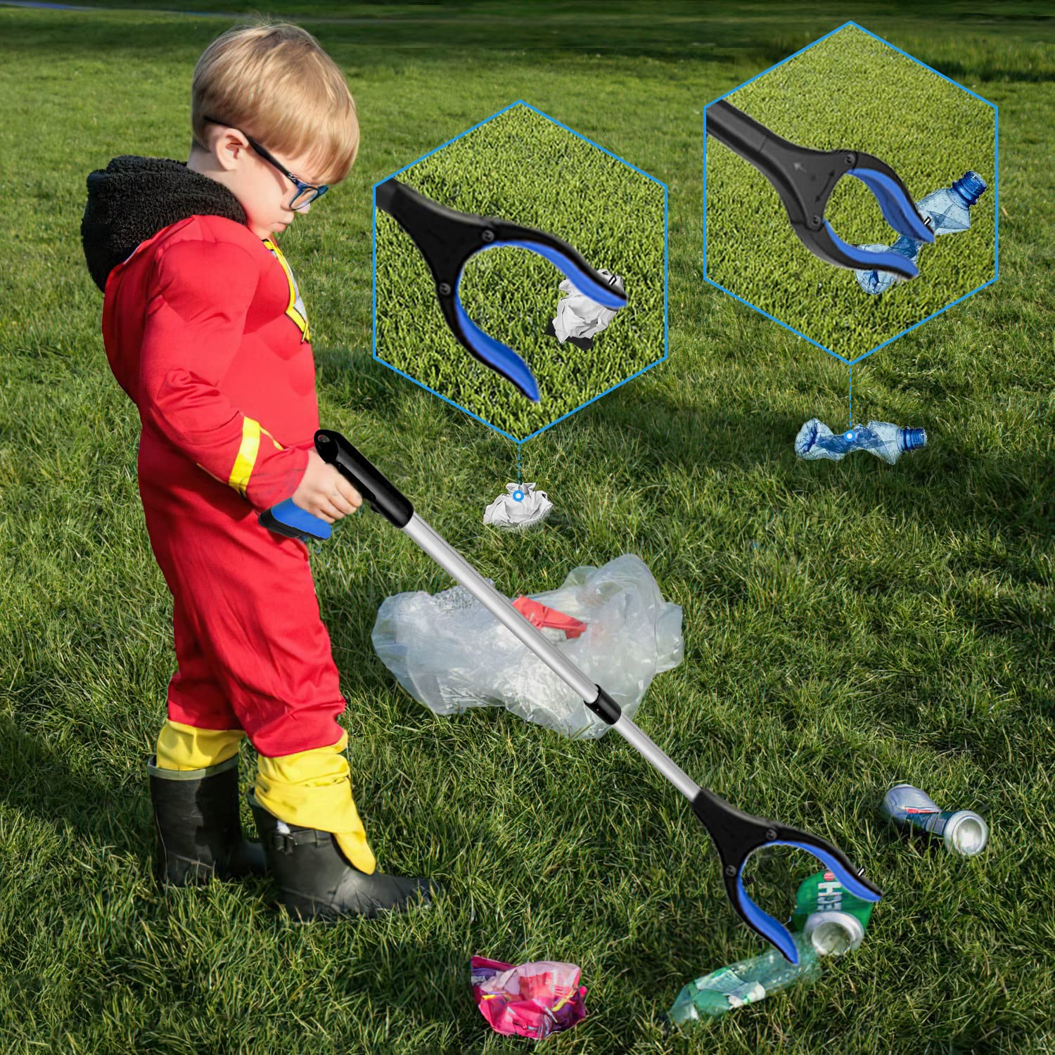 garbage picker upper for home and medical facility use