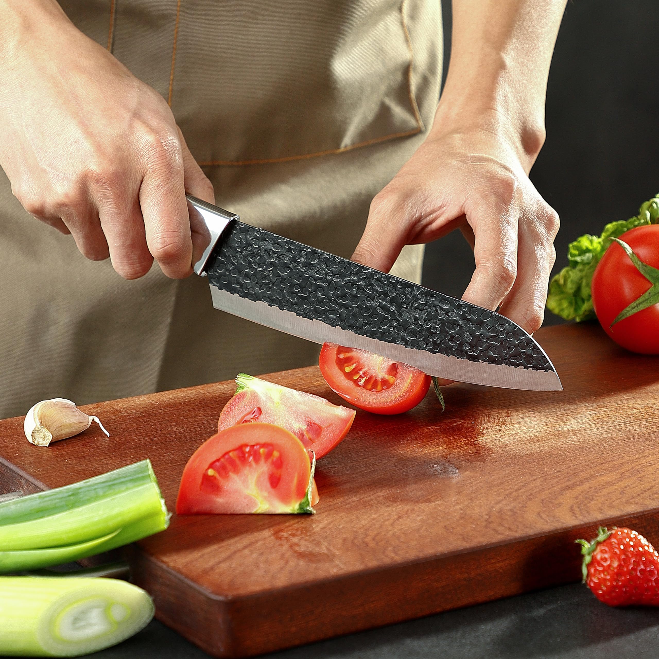 Little Cook 4.5 inch boning knife detail