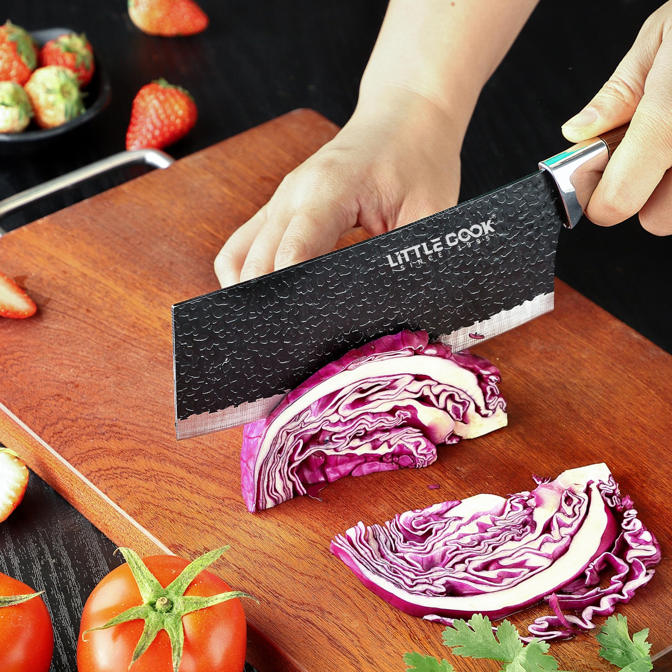 Little Cook 3PCS Chef Knife Set packaging or display